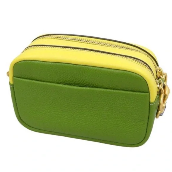 Tory Burch Yellow and Green Crossbody Bag - Picture 3 of 5
